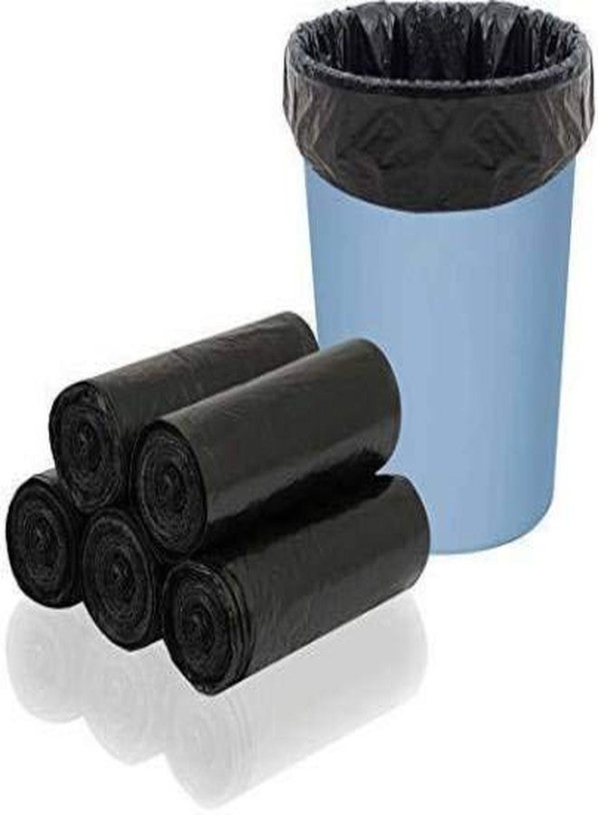 DM SWAB SD Garbage Bags Size Medium 19 inch X 21 inch (Black) Pack of 05(150 Bags)(Trash Bag/Dustbin Bag) - Image 1